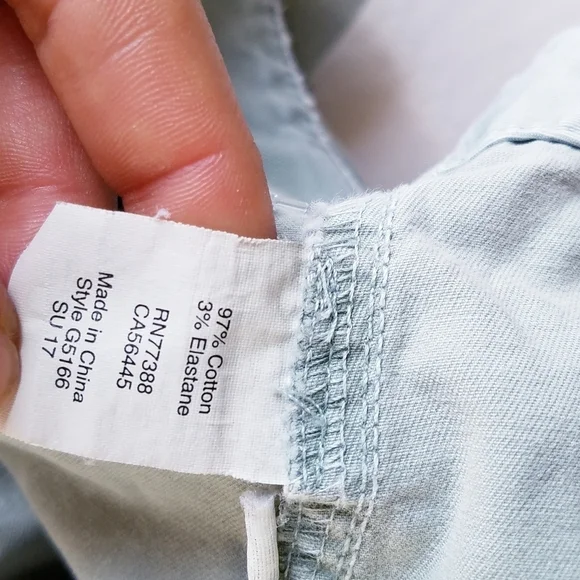 🌸 Madewell | Mint‎ Garment Dyed Cutoff Cotton Shorts 28 - Picture 11 of 13